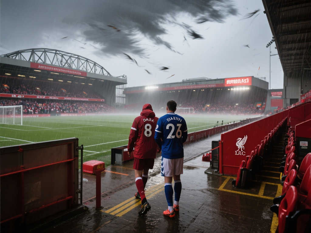 达拉”风暴致利物浦德比延期，西汉姆前锋车祸受伤